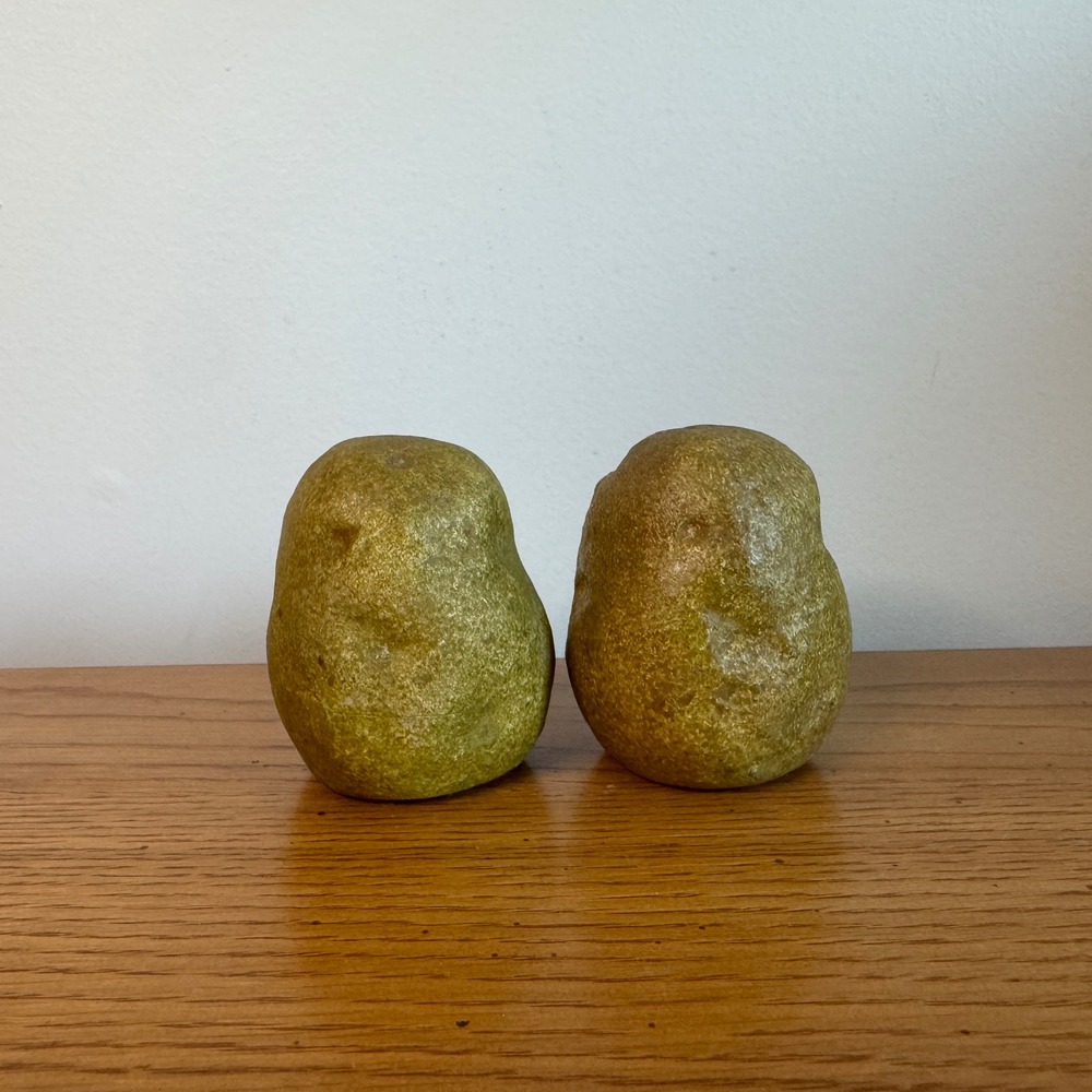 Vintage Potato Salt and Pepper Shakers Ceramic Kitchen Decor Set